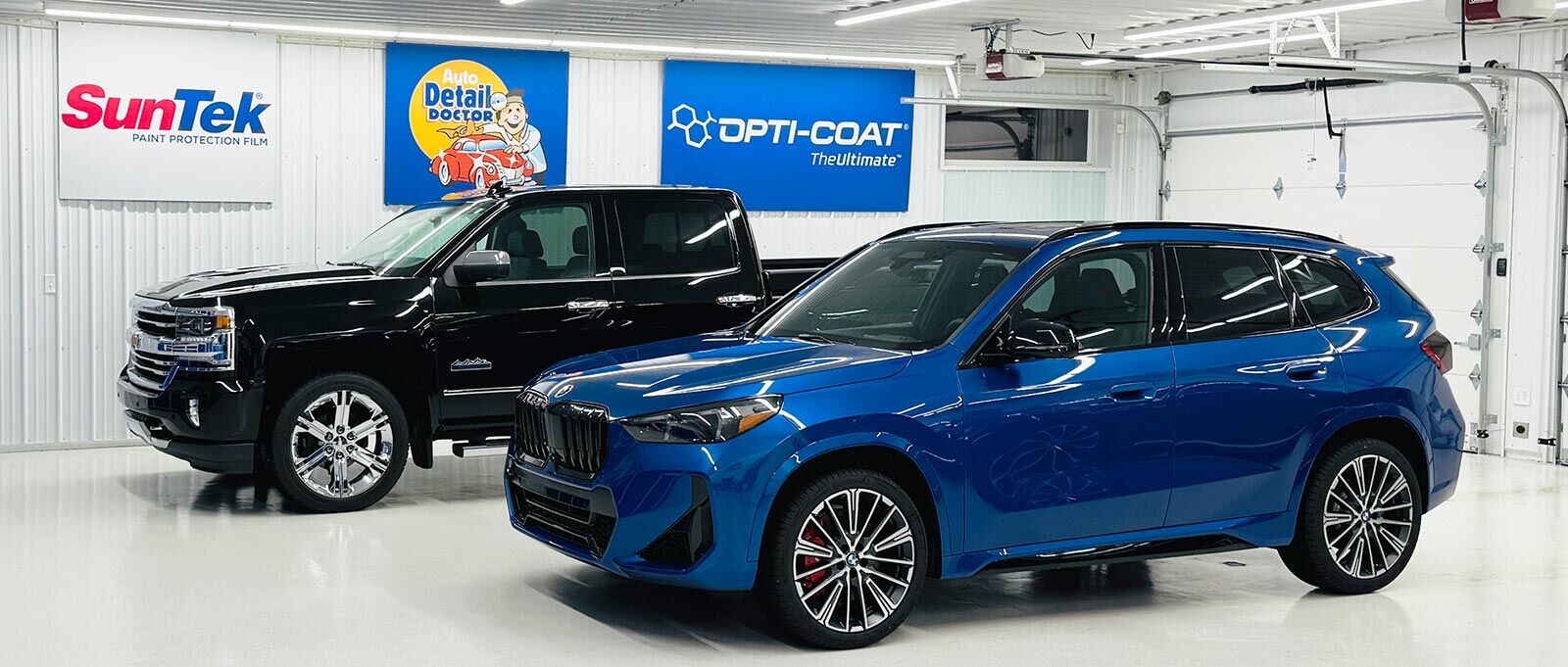 Vehicles protected with coating and film